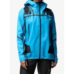 Kurtka z membraną damska Columbia Whistler Peak Shell. Niebieskie kurtki damskie Columbia, bez wzorów, bez kaptura. Za 1,231.99 zł.