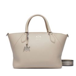 Torebka Armani Exchange. Brązowe torebki do ręki damskie Armani Exchange, bez wzorów, klasyczne, bez dodatków. Za 729.99 zł.
