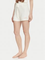 Guess Szorty materiałowe O6BD01 Z1148 Kremowy Regular Fit. Białe szorty damskie Guess, s, z aplikacjami, z materiału. Za 194.99 zł.