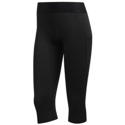 Spodnie 3/4 adidas Techfit Capri Tight W FJ7169. Białe spodnie sportowe damskie Adidas, xl, bez wzorów, z materiału, na fitness i siłownię, techfit (adidas). Za 127.20 zł.