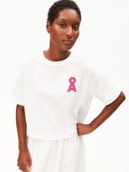ARMEDANGELS Koszulka - Albertaraa Kobiety Bawełna (100%) biały, XL. Białe t-shirty damskie ARMEDANGELS, xl, bez wzorów, z bawełny, bez kołnierzyka. Za 229.95 zł.
