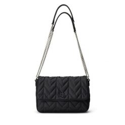 Torebka LAUREN RALPH LAUREN. Czarne torebki do ręki damskie Lauren Ralph Lauren, bez wzorów, klasyczne, bez dodatków. Za 1,299.00 zł.