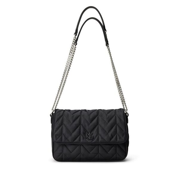 Torebka LAUREN RALPH LAUREN. Czarne torebki do ręki damskie Lauren Ralph Lauren, bez wzorów, klasyczne, bez dodatków. Za 1,299.00 zł.