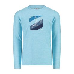 Koszulka dziewczęca z długim rękawem CMP. Białe t-shirty i topy dla dziewczynek CMP, bez wzorów, z jersey, bez ramiączek. Za 171.50 zł.
