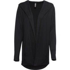 Kardigan dresowy bonprix czarny. Kardigany damskie marki bonprix. Za 59.99 zł.
