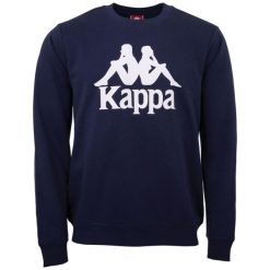 Kappa Sertum RN Sweatshirt, męska bluza. Niebieskie bluzy męskie Kappa, m, bez wzorów, z bawełny, bez kaptura, na fitness i siłownię. Za 79.99 zł.