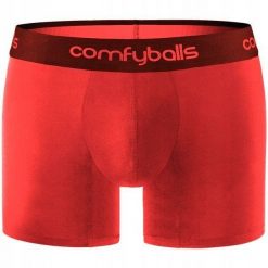 Bokserki termoaktywne Comfyballs Long Performance - plasma red. Czerwone bielizna termoaktywna męska NORMANN, m. Za 187.85 zł.