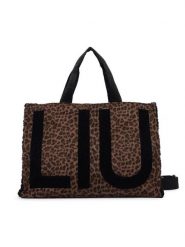 Liu Jo Torebka 2F6037 T6089 Brązowy. Brązowe torebki do ręki damskie Liu Jo, bez wzorów, z materiału, bez dodatków. Za 499.99 zł.