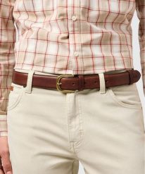 MESKI PASEK WRANGLER BOMBATO BELT BROWN 112365271. Brązowe paski damskie Wrangler, bez wzorów. Za 99.99 zł.