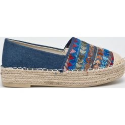 Answear - Espadryle Lisa. Szare espadryle damskie ANSWEAR, z materiału. W wyprzedaży za 84.90 zł.