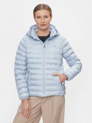 Tommy Hilfiger Kurtka przejściowa WW0WW38927 Niebieski Regular Fit. Niebieskie kurtki damskie Tommy Hilfiger, xs, bez wzorów, z syntetyku, bez kaptura. Za 759.99 zł.