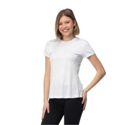 T-shirt Damski Nalso. Białe t-shirty damskie MARTES, l, bez wzorów, z materiału, bez kołnierzyka. Za 69.99 zł.