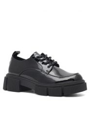 DeeZee Loafersy CS6191-07 Czarny. Czarne półbuty dziewczęce DeeZee, bez wzorów, z syntetyku, bez zapięcia. Za 119.99 zł.