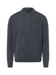 Andrew James sweter z czystego kaszmiru Mężczyźni Kaszmir (100%) szary, XXL. Szare swetry przez głowę męskie Andrew James, m, bez wzorów, z kaszmiru, bez kołnierzyka. Za 849.95 zł.