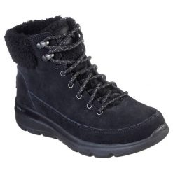 Buty do chodzenia damskie Skechers Glacial Ultra Woodlands. Czarne obuwie sportowe damskie Skechers, za kostkę, trekkingowe. Za 388.00 zł.