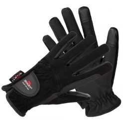 Rękawiczki jeździeckie START Winter Gotland. Czarne rękawiczki dziecięce START, bez wzorów. Za 62.99 zł.