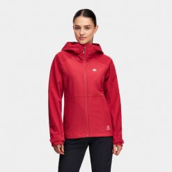 Kurtka damska softshell Alpinus Majadita L. Czerwone kurtki damskie Alpinus, l, bez wzorów, z softshellu, bez kaptura. Za 299.00 zł.