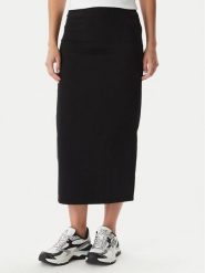 EA7 Emporio Armani Spódnica ołówkowa 7W000963 AF12484 UC001 Czarny Slim Fit. Czarne spódnice damskie EA7 Emporio Armani, s, bez wzorów, z bawełny, midi, ołówkowe. Za 459.99 zł.