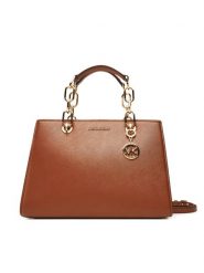 MICHAEL Michael Kors Torebka Cynthia 30S4GCYS2T Brązowy. Brązowe torebki do ręki damskie MICHAEL Michael Kors, bez wzorów, ze skóry, bez dodatków. Za 1,059.00 zł.