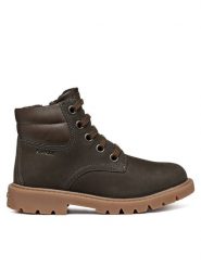 Geox Trapery J Shaylax J16FAB 032BC C6009 M Brązowy. Brązowe buty zimowe chłopięce Geox, bez wzorów, z nubiku, bez zapięcia. Za 209.99 zł.