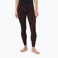 Legginsy treningowe damskie Sweaty Betty Super Soft Yoga. Brązowe legginsy damskie SWEATY BETTY, l, bez wzorów, z elastanu, długie, na fitness i siłownię. Za 299.99 zł.