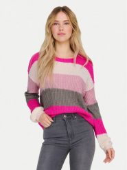 JDY Sweter Badut 15211499 Różowy Regular Fit. Czerwone swetry damskie JDY, l, bez wzorów, z syntetyku, bez kołnierzyka, bez ramiączek, bez kaptura. Za 119.99 zł.