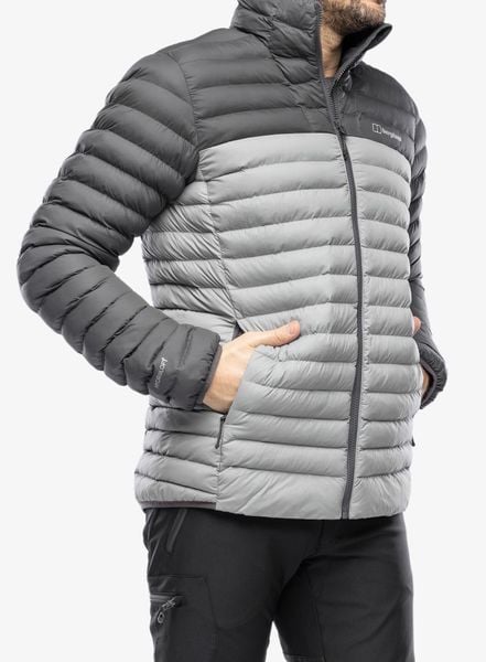 Kurtka ocieplana męska Berghaus Vaskye NH Jacket. Szare kurtki męskie Berghaus, m, bez wzorów, z materiału, klasyczne, bez kaptura. Za 665.49 zł.