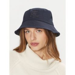 Kapelusz LAUREN RALPH LAUREN. Niebieskie czapki i kapelusze damskie Lauren Ralph Lauren, bez wzorów. Za 309.99 zł.