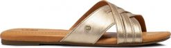 UGG Klapki UGG Kenleigh Slide 1142712-GLDM. Klapki damskie UGG, bez wzorów, bez obcasa. Za 299.00 zł.