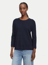 JOOP! Sweter 263Kn32Kusta 30103298 Granatowy Relaxed Fit. Niebieskie swetry damskie JOOP!, bez wzorów, z wiskozy, bez kołnierzyka, bez ramiączek, bez kaptura. Za 754.99 zł.