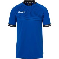 Jersey Kempa Wave 26. Niebieskie koszulki sportowe damskie Kempa, bez wzorów, z jersey, eleganckie, bez kołnierzyka. Za 150.00 zł.