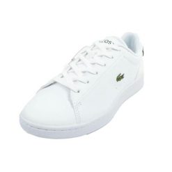 Damskie Skórzane Buty Sportowe Carnab. Białe obuwie sportowe damskie Lacoste, bez wzorów. Za 523.99 zł.
