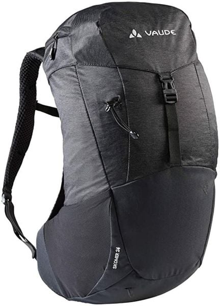 Plecak damski Vaude Skomer 24 - black. Czarne plecaki damskie Vaude, bez wzorów, z materiału, biznesowe. Za 447.10 zł.