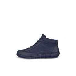 Wysokie trampki damskie Ecco Soft Zero. Czarne trampki i tenisówki damskie ecco, bez wzorów, z materiału, eleganckie, bez zapięcia. Za 563.80 zł.