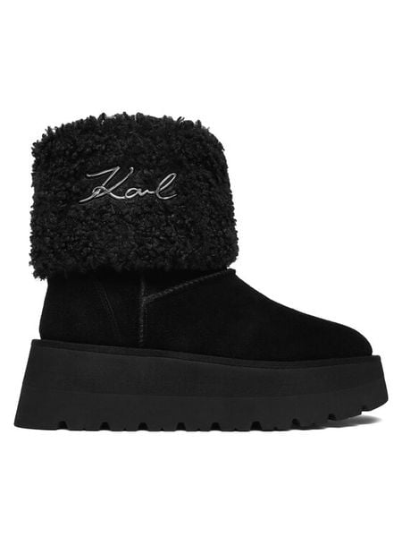 KARL LAGERFELD Śniegowce KL48653 Czarny. Czarne śniegowce i trapery damskie KARL LAGERFELD. Za 1,109.00 zł.