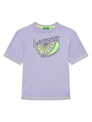 United Colors Of Benetton T-Shirt 3I1XC10P6 Fioletowy Regular Fit. Fioletowe t-shirty dla chłopców United Colors Of Benetton, bez wzorów, z bawełny, bez ramiączek. Za 39.99 zł.