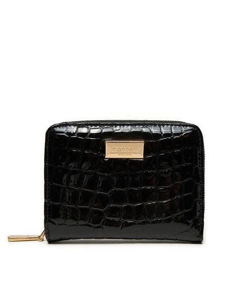 Monnari Portfel PURIMP0-24Z-PUR0220-KM20D000-R00 Czarny. Czarne portfele damskie Monnari, bez wzorów, ze skóry. Za 199.99 zł.