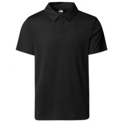Koszulka turystyczna męska The North Face M Tanken Polo. Czarne koszulki polo męskie The North Face, m, bez wzorów, sportowe, bez ramiączek. Za 162.00 zł.