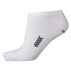 Hummel Skarpetki sportowe krótkie Basic Ankle Sock 022129. Białe skarpety męskie Hummel, bez wzorów, z materiału. Za 11.00 zł.