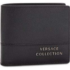 Duży Portfel Męski VERSACE COLLECTION - V930121 VM00043 V000C Nero. Czarne portfele męskie Versace Collection, ze skóry. Za 599.00 zł.