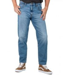 MESKIE SPODNIE LEE OSCAR DOWNTOWN 112345394. Spodnie materiałowe męskie Lee, l, bez wzorów, z jeansu. Za 219.99 zł.