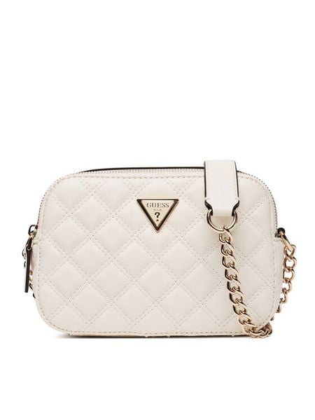 Guess Torebka Giully II HWQG96 73140 Biały. Białe torebki do ręki damskie Guess, z aplikacjami, ze skóry, wizytowe, bez dodatków. Za 289.99 zł.