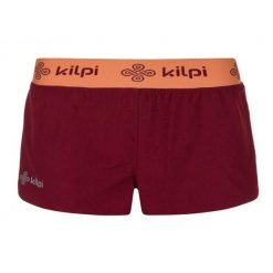 Funkcjonalne spodenki damskie Kilpi IRAZU-W. Czerwone szorty sportowe damskie Kilpi, s, bez wzorów, z poliesteru, do biegania. Za 153.53 zł.