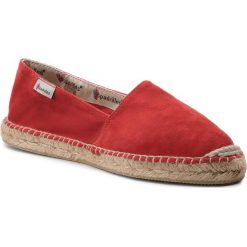 Espadryle ESPADRILLES - Alparga.3C 20305-21778-1 Ante Rojo. Czerwone espadryle damskie Espadrilles, ze skóry. W wyprzedaży za 169.00 zł.