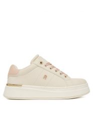 Tommy Hilfiger Sneakersy T3A9-34253-1355 S Écru. Buty sportowe dziewczęce Tommy Hilfiger, bez wzorów, ze skóry, bez zapięcia. Za 419.99 zł.