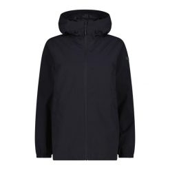 Damska kurtka wodoodporna CMP. Szare kurtki sportowe damskie CMP, bez wzorów, bez kaptura, trekkingowe. Za 330.69 zł.