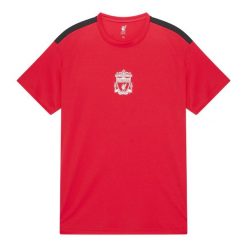 Koszulka Piłkarska męska Liverpool. Czerwone koszulki sportowe męskie LIVERPOOL FC, m, bez wzorów, bez kołnierzyka, bez ramiączek, do piłki nożnej. Za 199.99 zł.