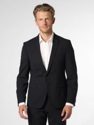 Finshley & Harding London marynarka od garnituru modułowego Mężczyźni Slim Fit Sztuczne włókno niebieski, 25. Niebieskie marynarki męskie Finshley & Harding London, bez wzorów, z włókna, biznesowe. Za 999.95 zł.