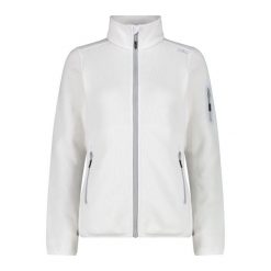 Bluza damska turystyczna CMP 3H14746. Białe bluzy damskie CMP, l, bez wzorów, bez kaptura. Za 266.00 zł.