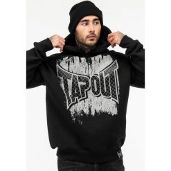 Oversize'owy sweatshirt Tapout CF. Czarne bluzy męskie TAPOUT, bez wzorów, bez kaptura. Za 276.15 zł.